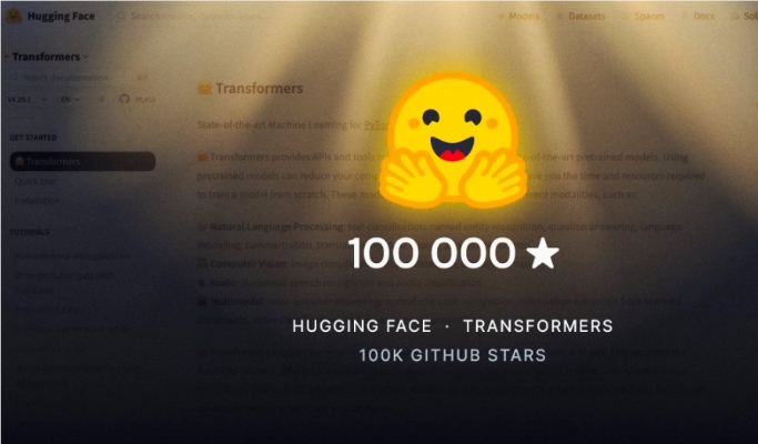 Transformer在GitHub上星标破10万大关