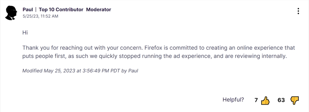 作大死！Firefox 强制弹出全屏广告惹众怒