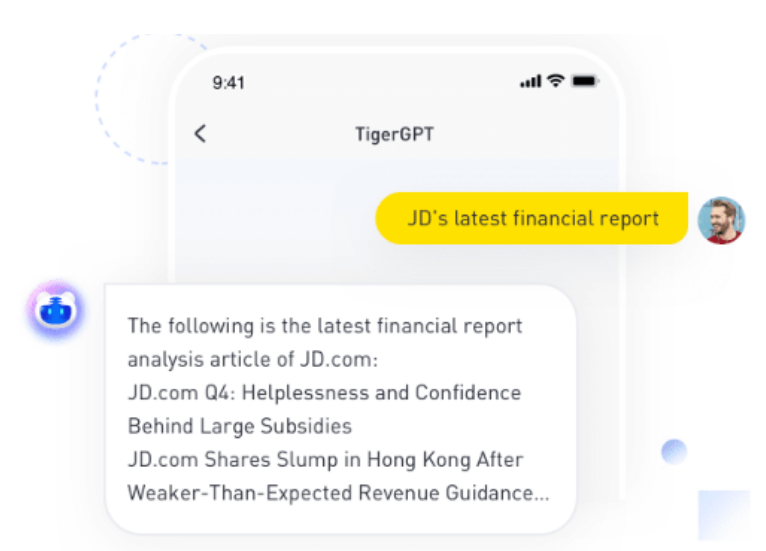 老虎证券发布AI投资助手TigerGPT