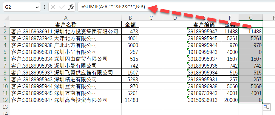 对账最头疼的名称不一样，试试这2条万能公式！