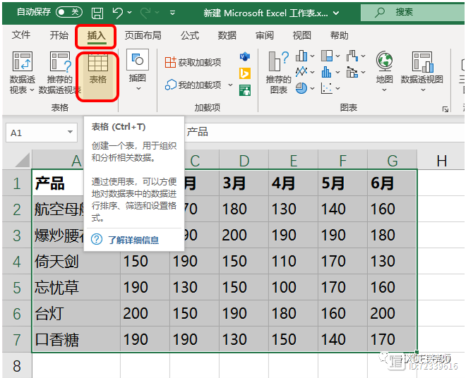 一分钟学会Excel动态图表