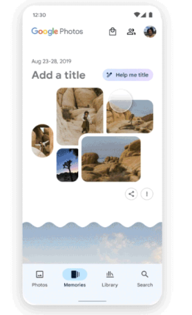 谷歌照片新增 AI 功能，自动为“照片集合”命名