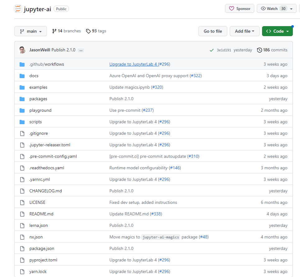 Jupyter大升级：无缝连接各种大模型 聊天就能生成代码