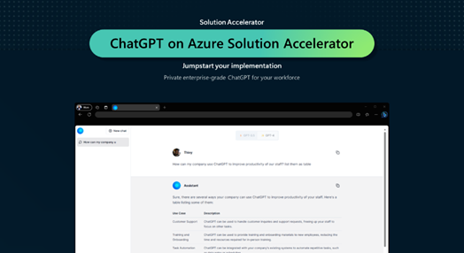 微软开源 Azure ChatGPT 支持企业私有化部署