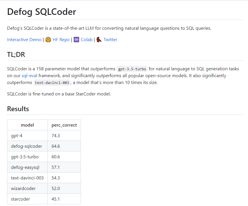 SQLCoder：将自然语言问题转化为 SQL 查询的先进模型