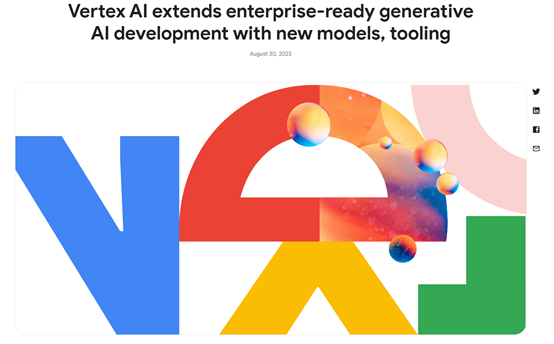 谷歌对Vertex AI大更新：全球首个数字水印，支持Llama 2模型微调等