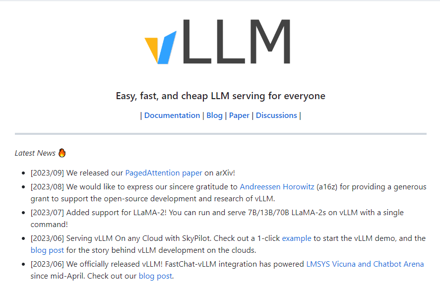 开源机器学习库vLLM 提升大语言模型推理速度