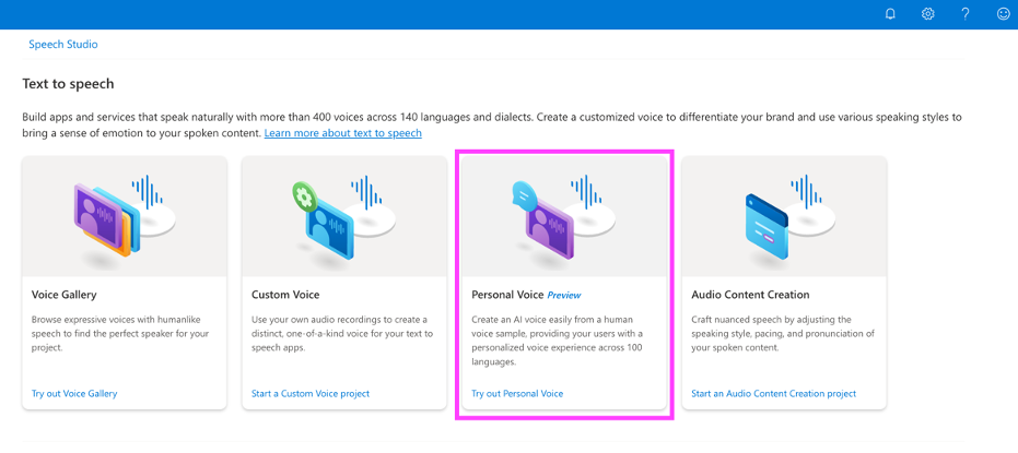 微软发布声音克隆技术Personal Voice 提供1分钟样本即可生成AI语音