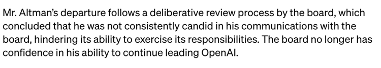 OpenAI“散架”了，董事会突然开除Sam Altman，技术核心跟着不干了