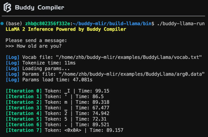 Buddy Compiler打通LLaMA 2端到端推理
