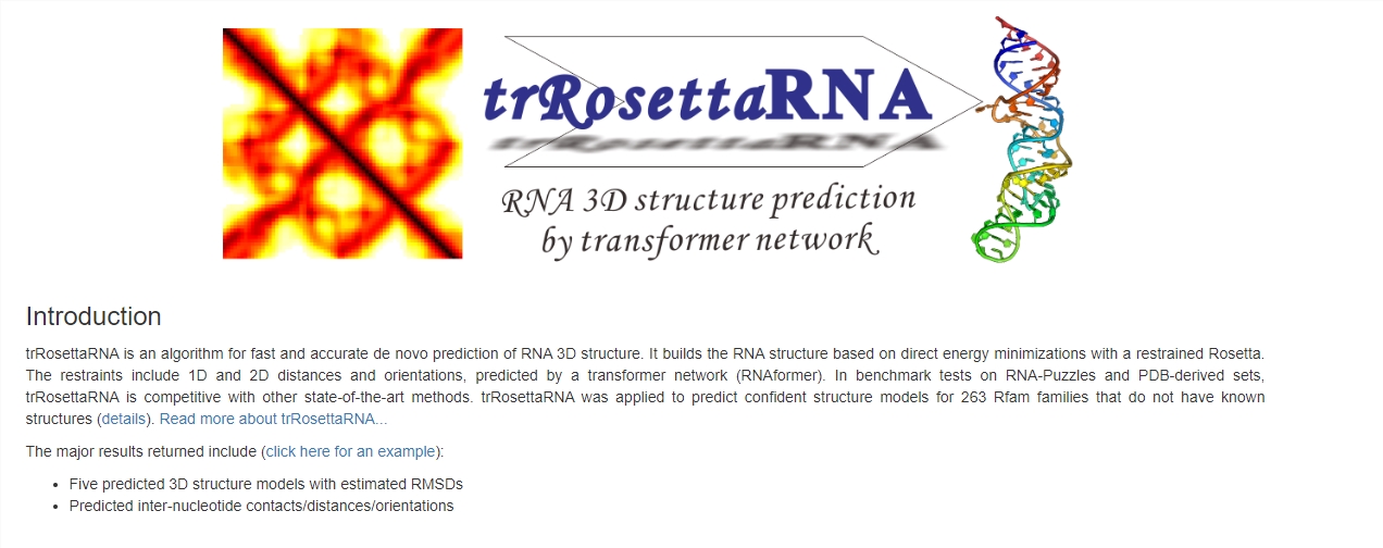 南开山大等开发trRosettaRNA 一种基于深度学习的自动化RNA 3D结构预测方法