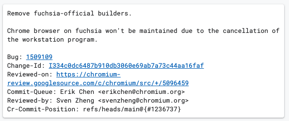 不敌 HarmonyOS、难续 Android 神话，Google 欲放弃 Fuchsia：不再引入完整的 Chrome 浏览器