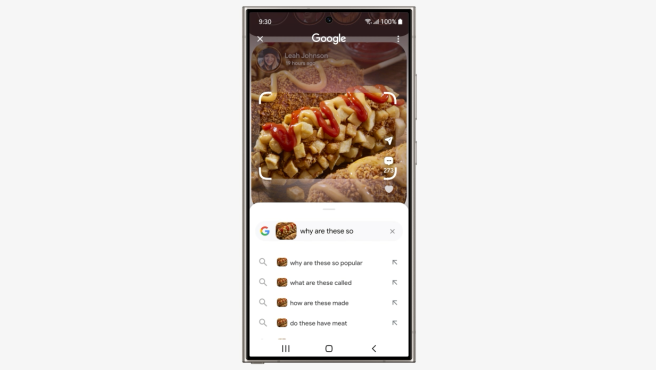 谷歌推“Circle to Search”AI搜索功能，用手势在Android设备就能随意搜索