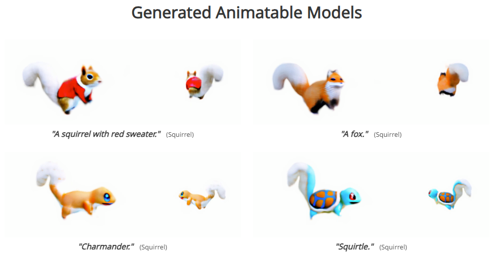 AnimatableDreamer：2D视频素材一键转换成4D动态立体模型