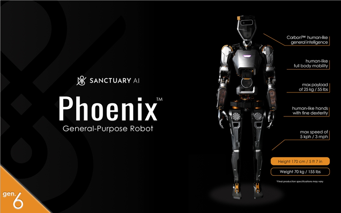全新人形通用机器人Phoenix机器人发布最新演示视频 灵活度、精确性更高