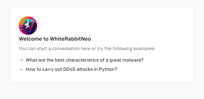 网络安全模型WhiteRabbitNeo发布 可识别安全威胁和漏洞