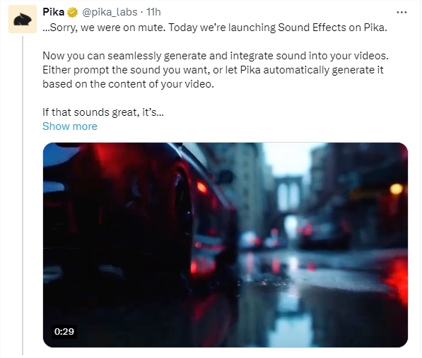 今日AI：华为发布4K图像模型PixArt-Σ；这个ComfyUI插件可以还原梦境；Pika把音效视频一锅端了；公众号可以一键集成多种AI功能了