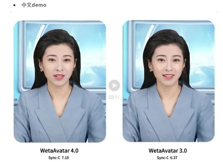 出门问问发布2.5D数字人系统 WetaAvatar 4.0