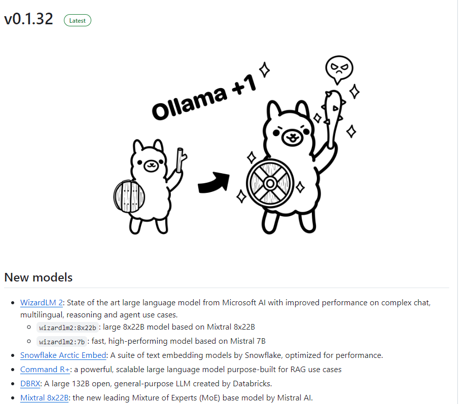 Ollama更新 优化软件并支持Command R+等多个热门模型