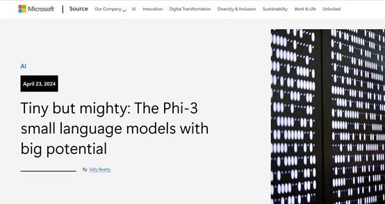 微软开源最强小参数大模型—Phi-3 Mini