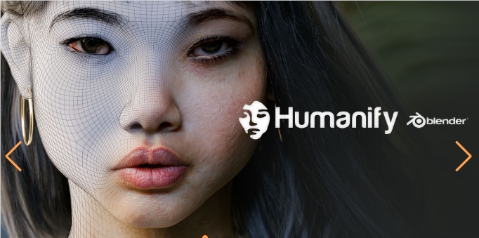Humanify：专为Blender设计的插件，一键生成高度逼真的人类模型