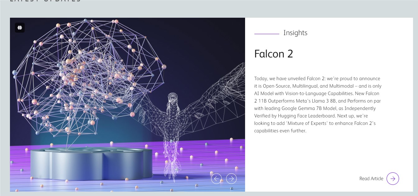 ​性能超越 Llama3！Falcon2发布:110亿参数5.5万亿 token